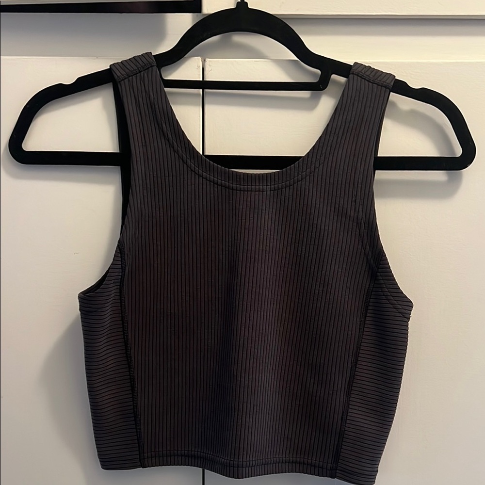 Lululemon Black Ribbed Women's Tank Top